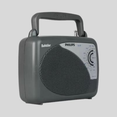 Philips Radio DL167/94 with MW/SW/FM Bands  (Grey)